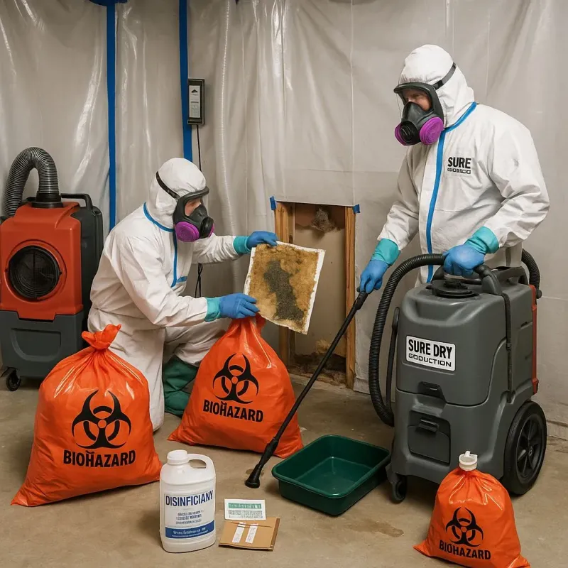 Contaminated Water Handling Protocols process in Mentone, TX