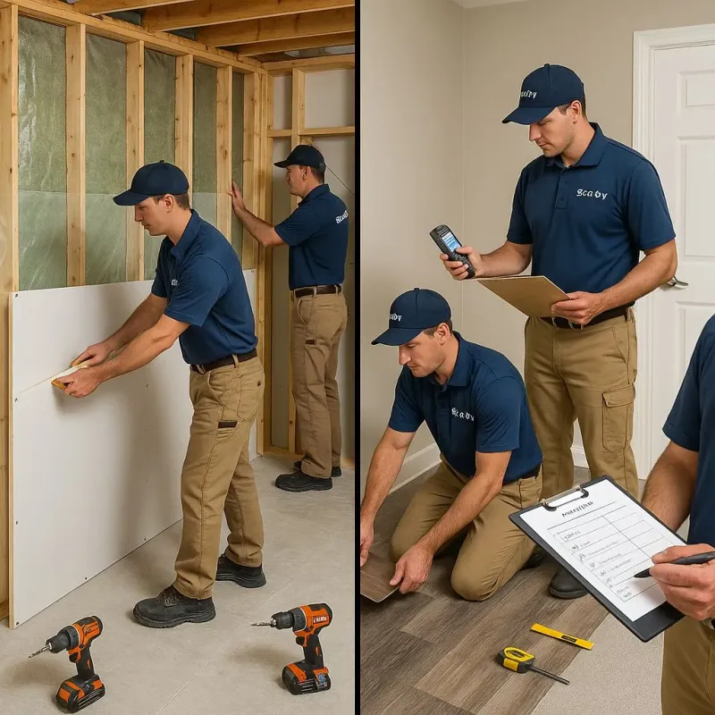 Repairs and Reconstruction process in Mentone, TX